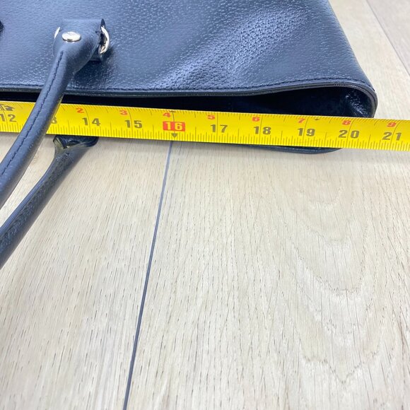 Kate Spade Large Leather Zippered Work Shopping Tote Bag - Picture 13 of 16